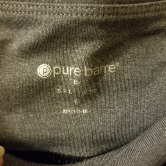 Splits59 Pure Barre Leggings Gray Black Medium - Picture 6 of 6